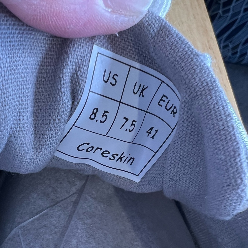 S64. NWT CORESKIN MENS CANVAS LACE UP 8.5/EU41 - Picture 5 of 5